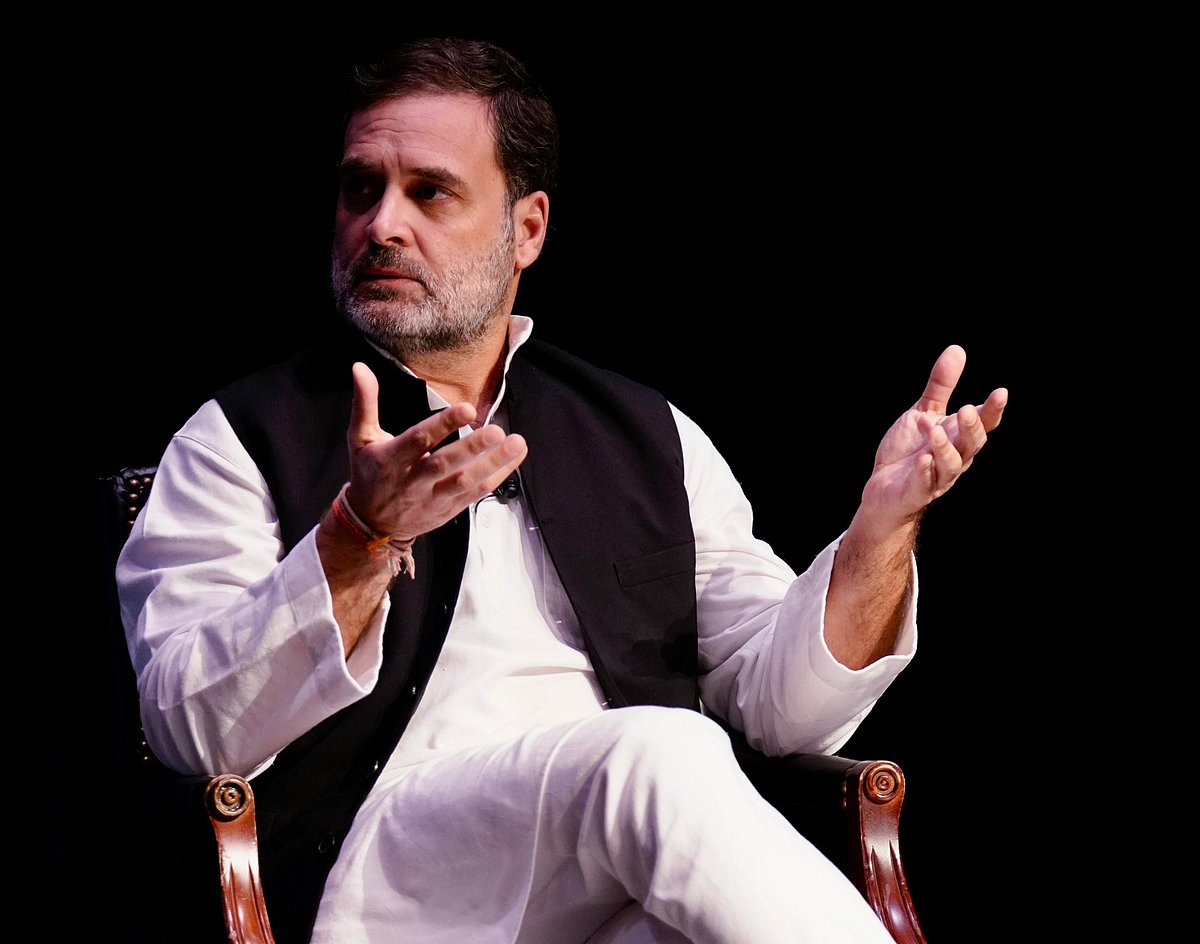 Rahul Gandhi, who is on a four-day unofficial trip to the US.  - PTI